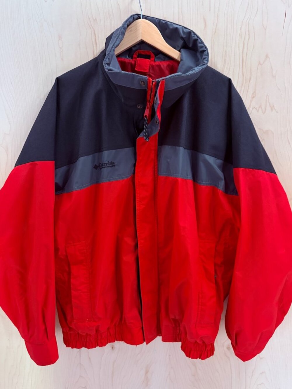 Men's L Vintage Columbia Bugaboo Jacket Shell Colorblock Y2K 90s Ski Bus Fashion